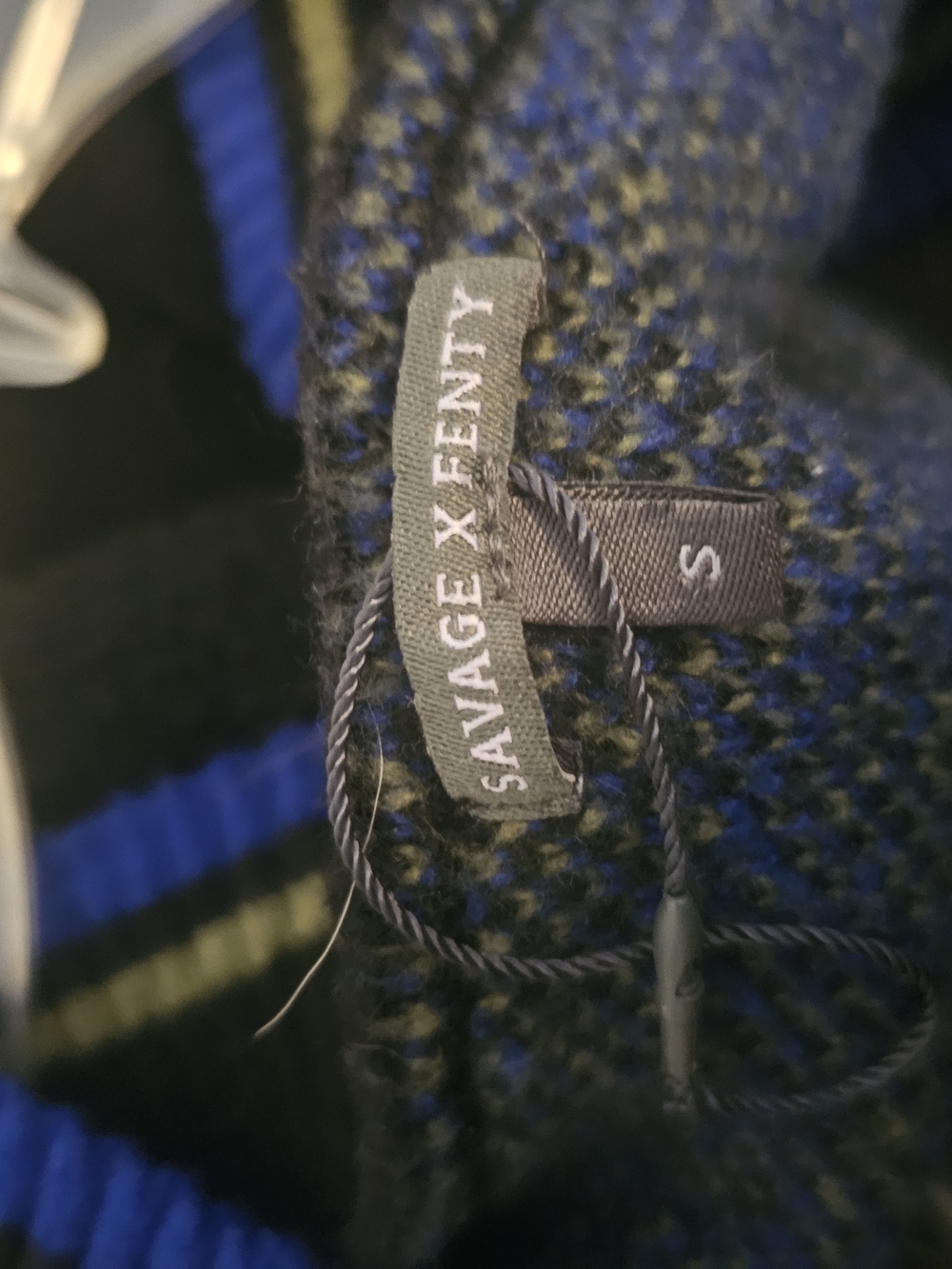 Savage X Fenty Black Sweater with Blue and Green Accents - Picture 3 of 3